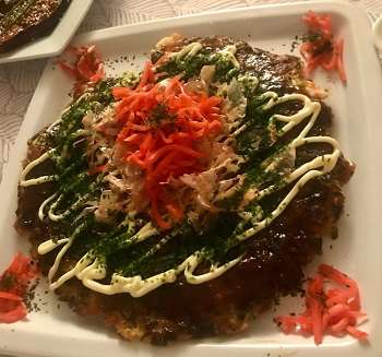 Okonomiyaki nach Osaka Style