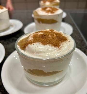 Zimtcreme mit Apfelmus