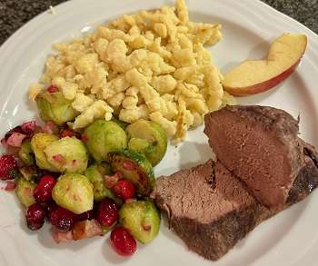 Wildschweinbraten