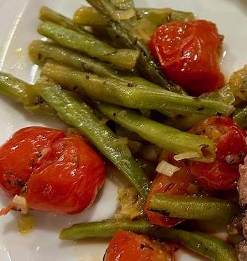Bohnen-Tomaten-Gemüse
