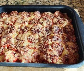 Lasagne mit Lachs und Spinat