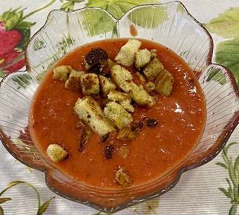 Erbeer-Gazpacho