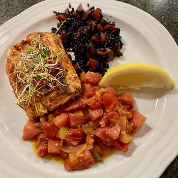 Lachs mit Erdbeer-Chili-Salsa