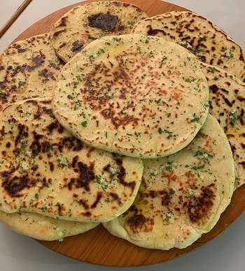 Indisches Naan Brot